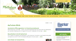 Desktop Screenshot of plattenburg.de